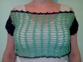 Blusa de crochê
